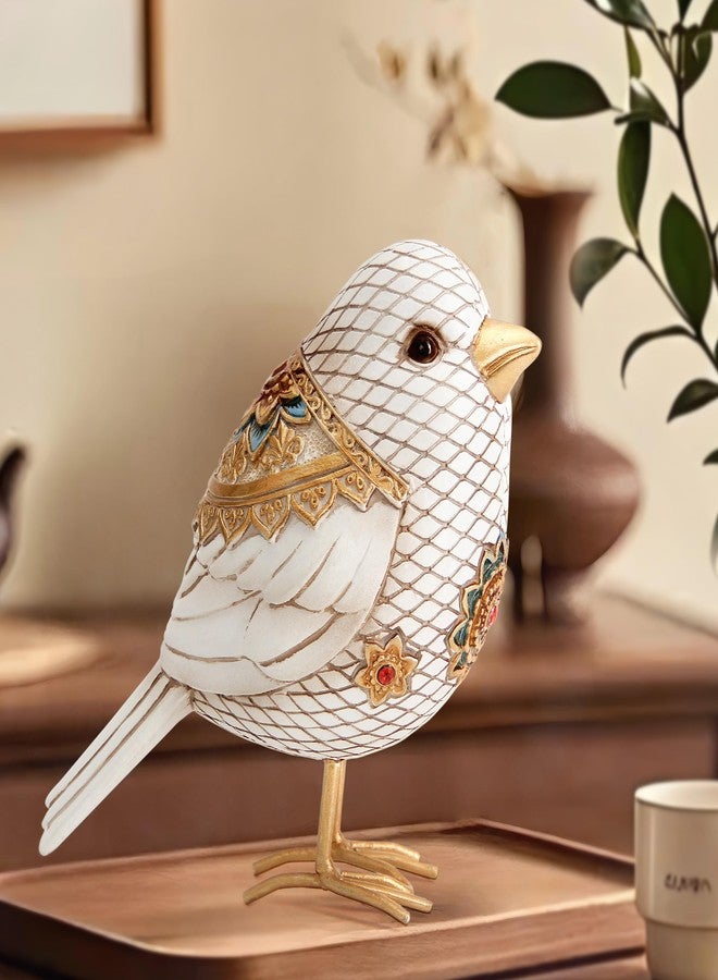 Leekung Bird Figuriens for Home Decor Accents,Boho Bird Statue Sculpture for Shelf Decor,Birds Decorations for Home Table Bookshelf Mantels Office,Vintage Animal Decor,Decorative Birds Gifts for Women - Image 4